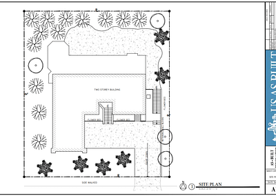 Residential as built Site survey