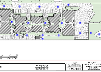 Commercial as built Site Plan