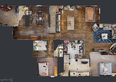 3d Laser scanning Residential as-built survey floor Plan